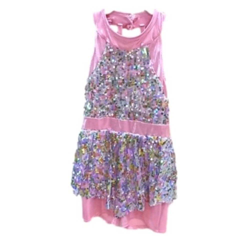 Awish Come True Girls' Dance Costume Pink